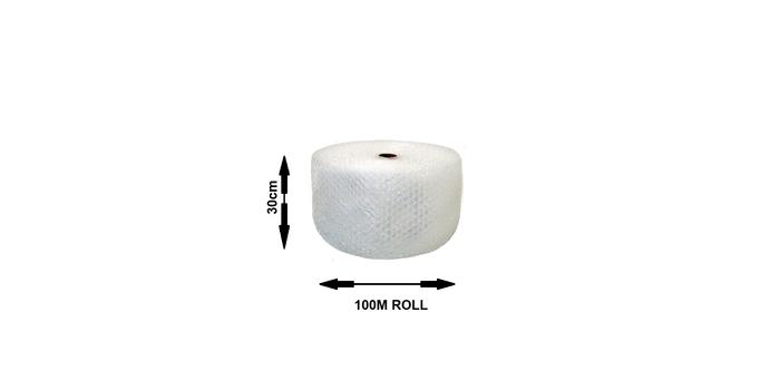 Bubblewrap 300mmx100M Perforated Roll Eco Green