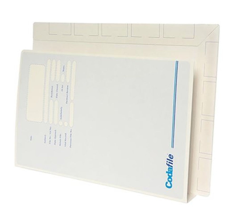 Codafile Vertical Standard With Top And Side Tab Fitted L/h Pocket Box 50