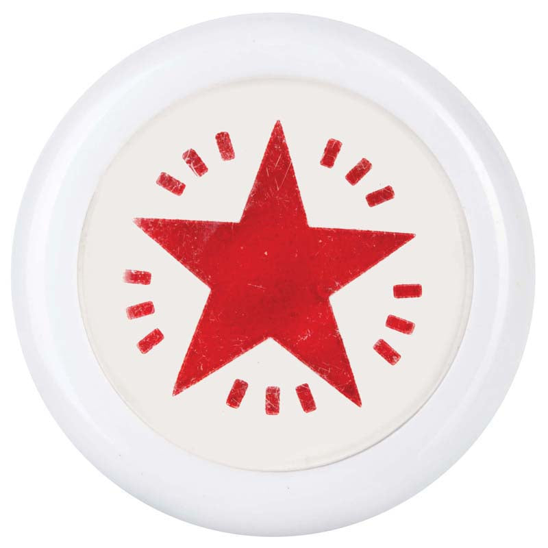 Dixon Stamp 066 Shining Star Red Pre Inked