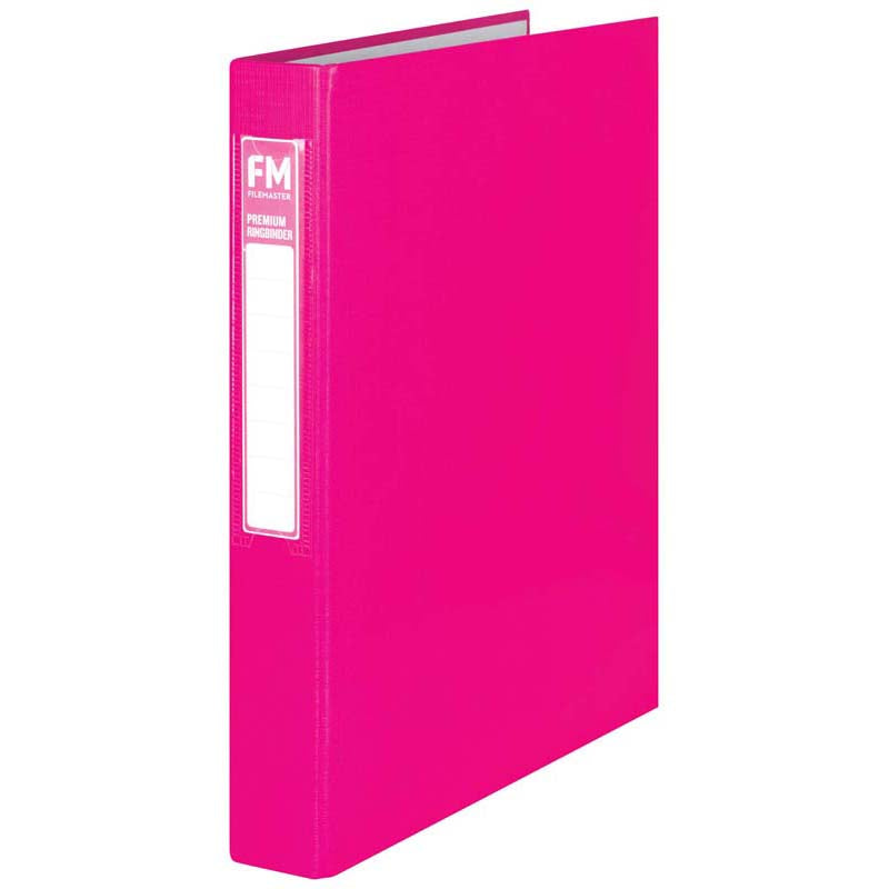 FM Prem Ring Binder A4 Shocking Pink