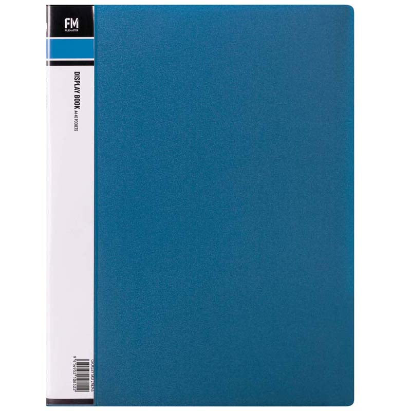 FM Display Book A4 Blue 40 Pocket