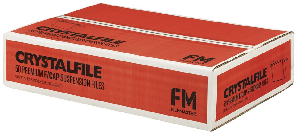 FM Crystalfile Suspension Files Foolscap Green Box 50