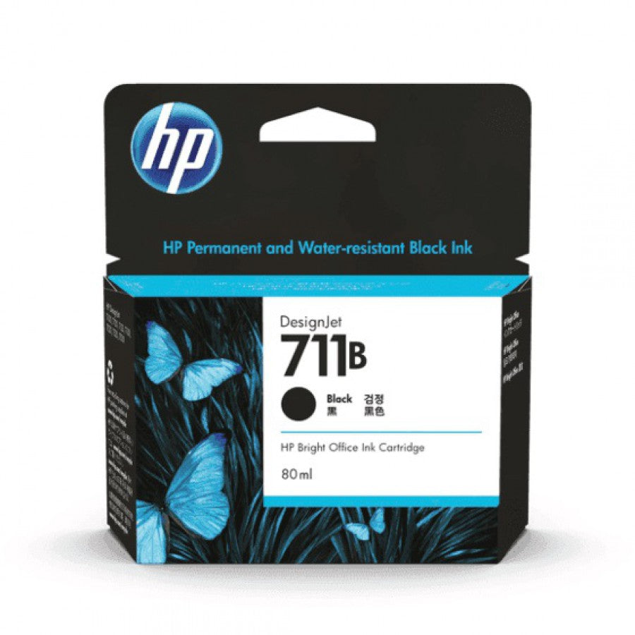 HP 711 80ml Black Ink Hi Yield 3WX01A
