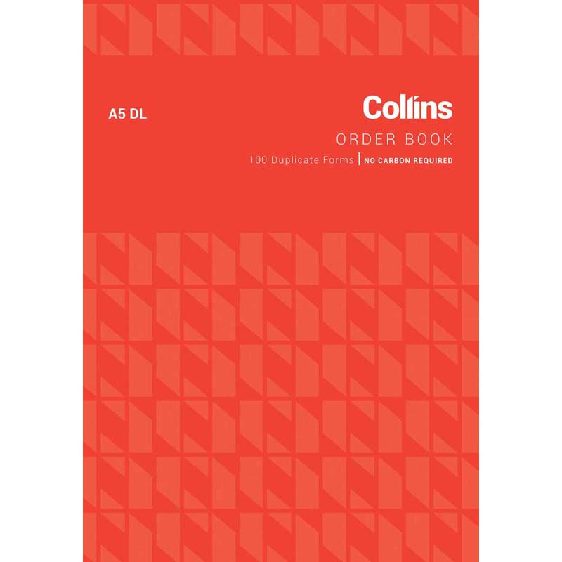 Collins Goods Order A5dl Duplicate No Carbon Required