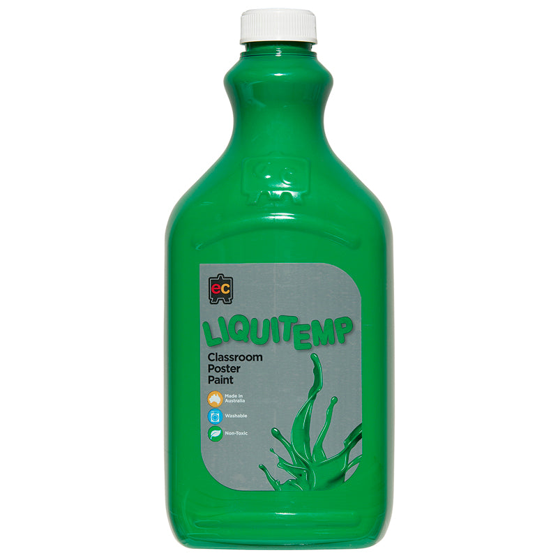Liquitemp Poster Paint 2L Brilliant Green
