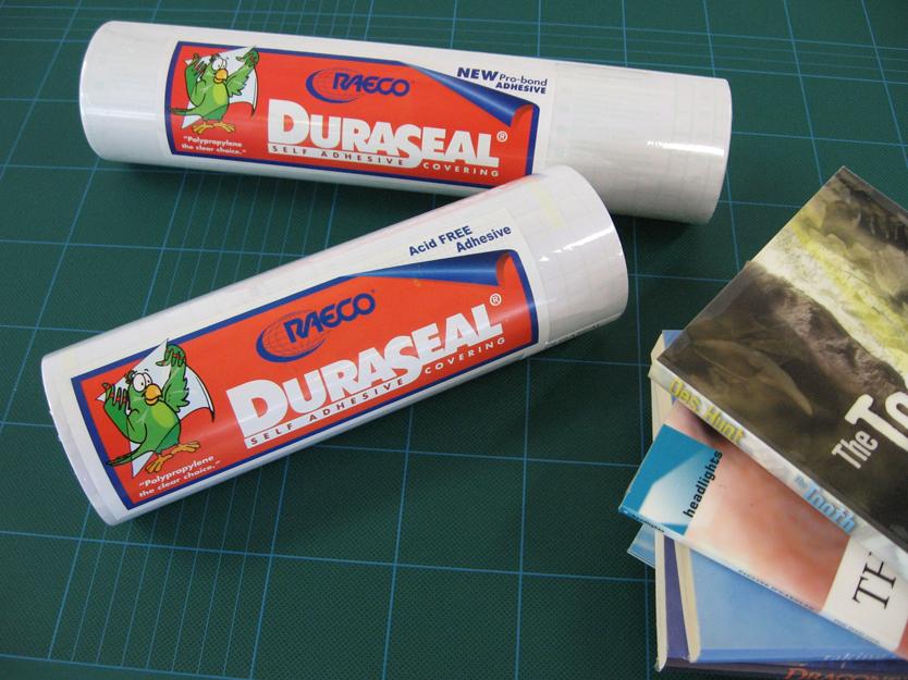 Duraseal Clear Gloss Book Covering 900mm Wide x 22.5M Long Roll