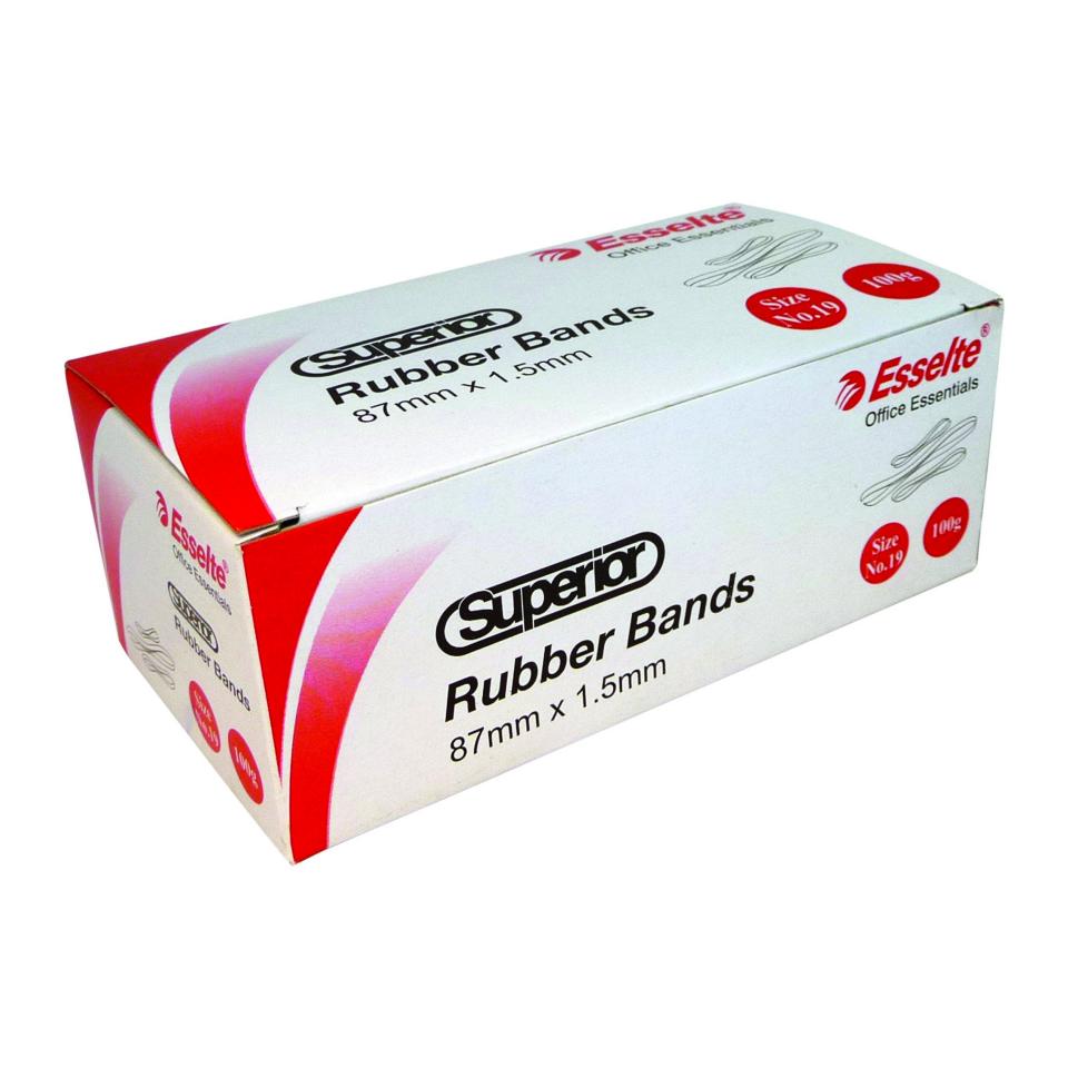 Esselte 37833 Superior Rubber Bands No. 34 3x64mm 100g