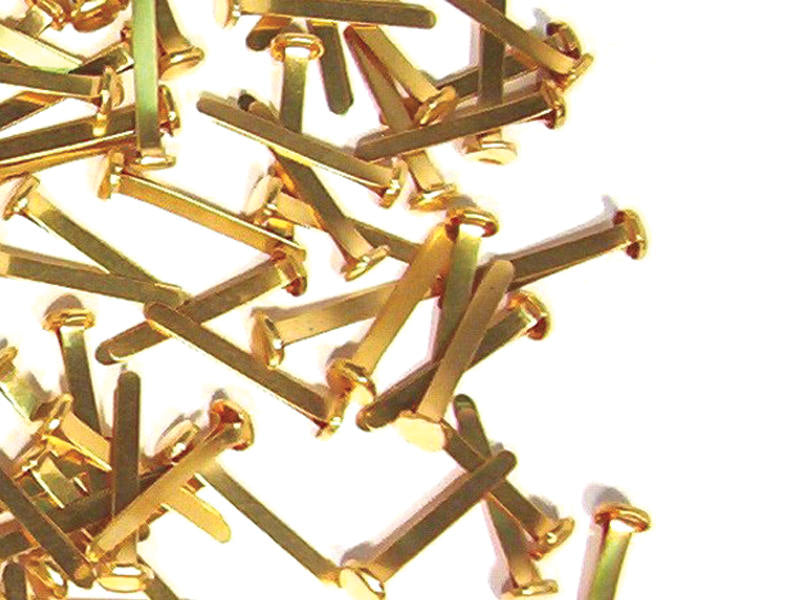 Esselte 42732 Grip Paper Fastener Brass 25Mm Bx200