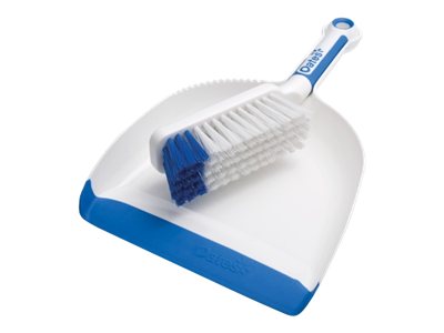 Oates B-40001 Dustpan/Brush Set Grip W/Rubber Edge
