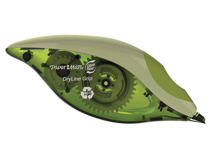 Papermate Liquid Paper Dryline Grip Recycled Correction Tape 5mm x 8.5m