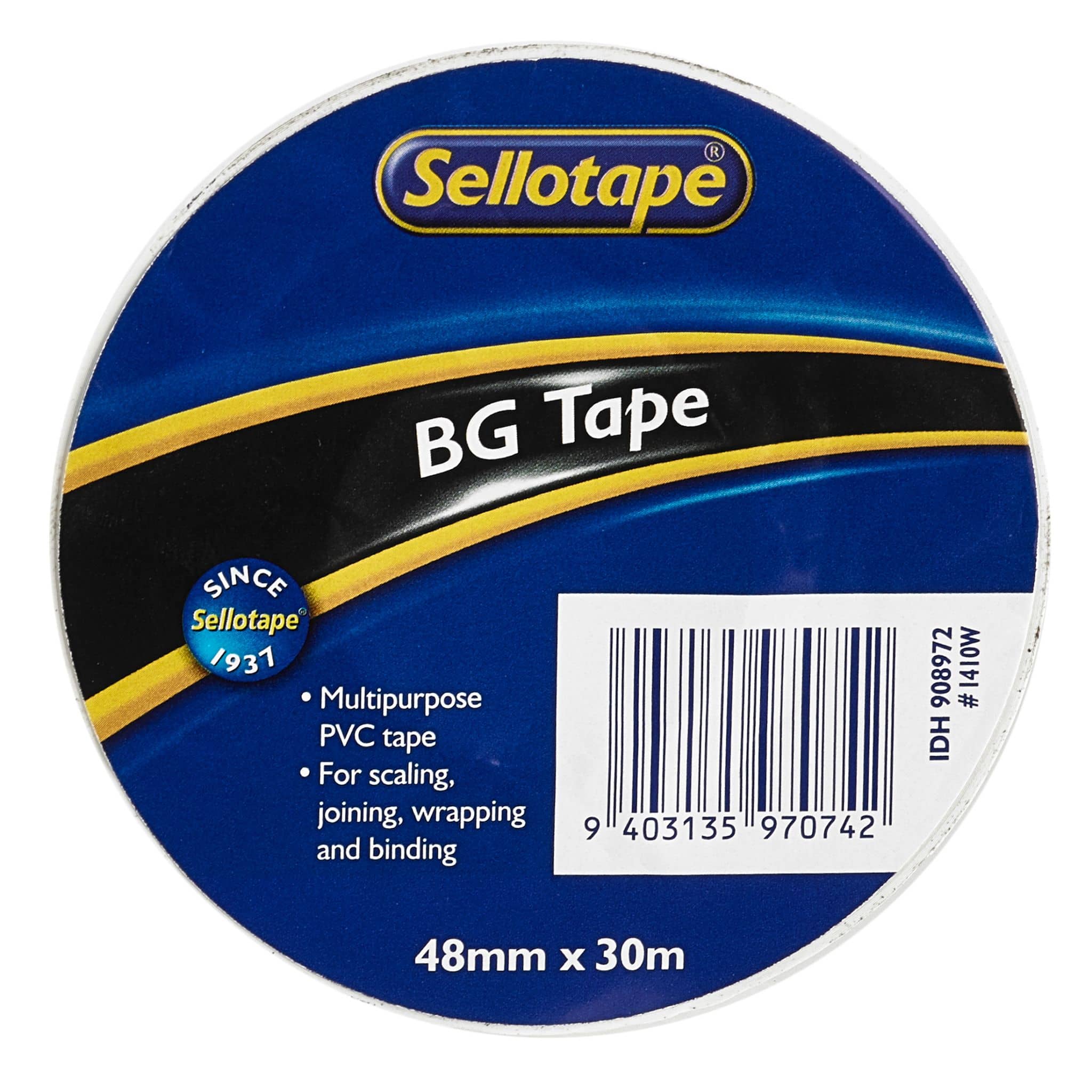 Sellotape 1410W BG Tape White 48mmx30m
