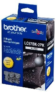 Brother LC67 Black Ink Twin Pack