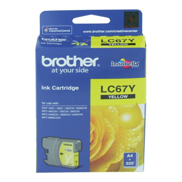 Brother LC67 Yellow Ink Cart