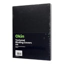 Okin Binding Covers A4 Black 250gsm, Pack of 100