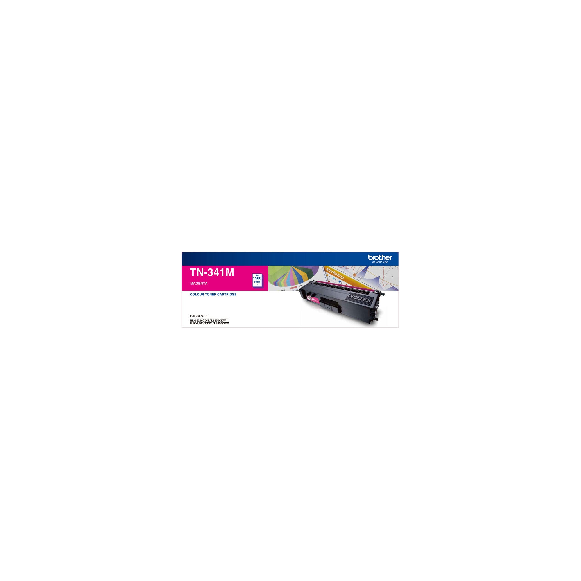 Brother TN341 Magenta Toner Cart