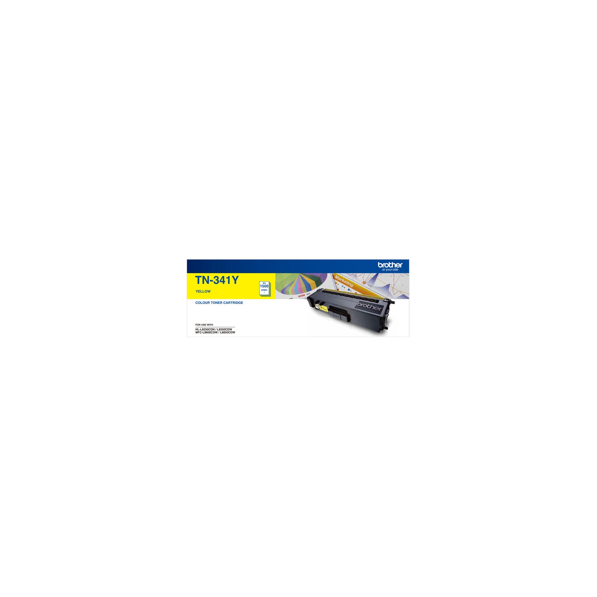 Brother TN341 Yellow Toner Cart
