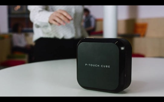 P-touch Cube Mobile Label Maker - PTP710BT