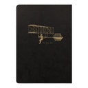 Flying Spirit Sewn Notebook A5 Black