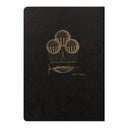 Flying Spirit Sewn Notebook A5 Black