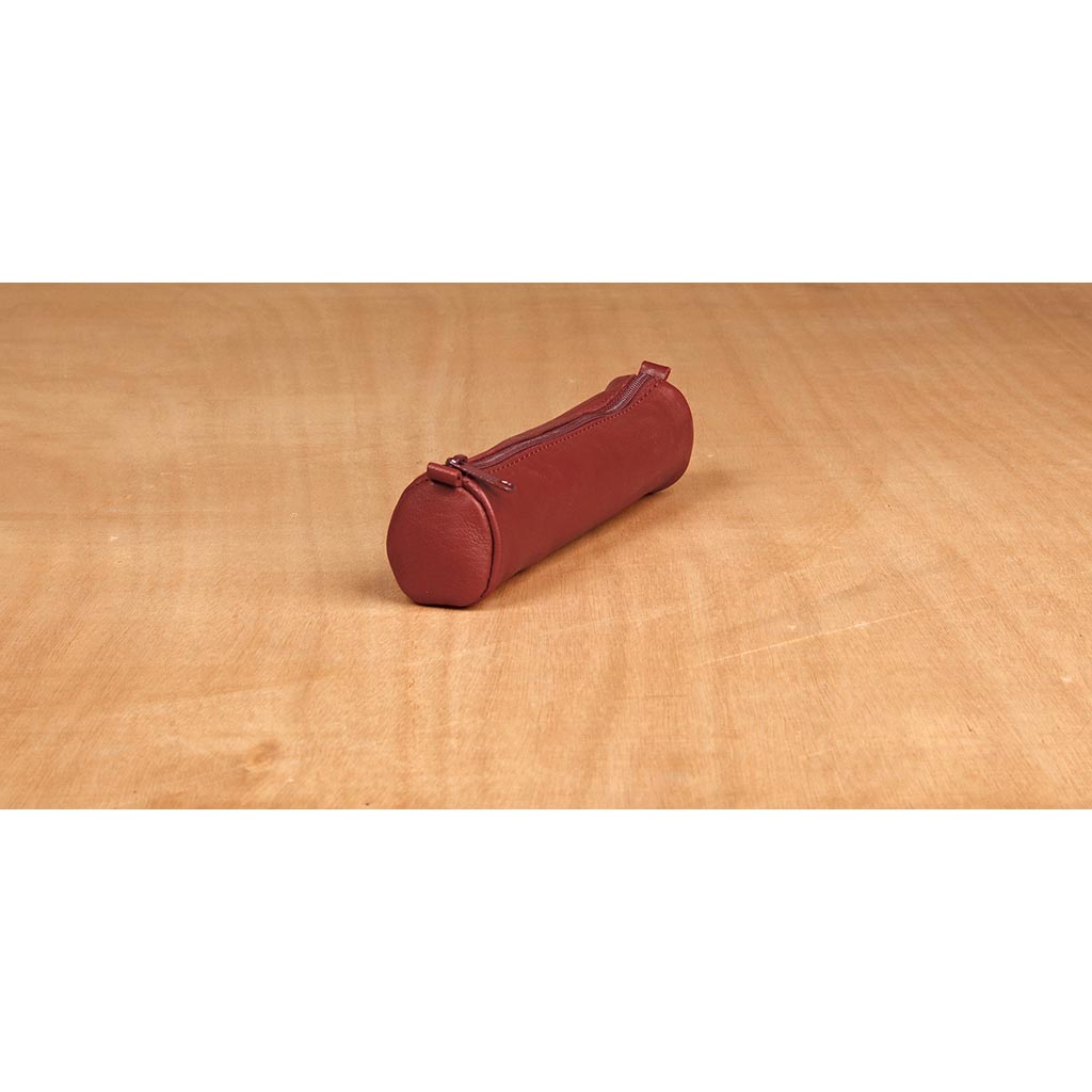 Age Bag Pencil Case Round Small Red