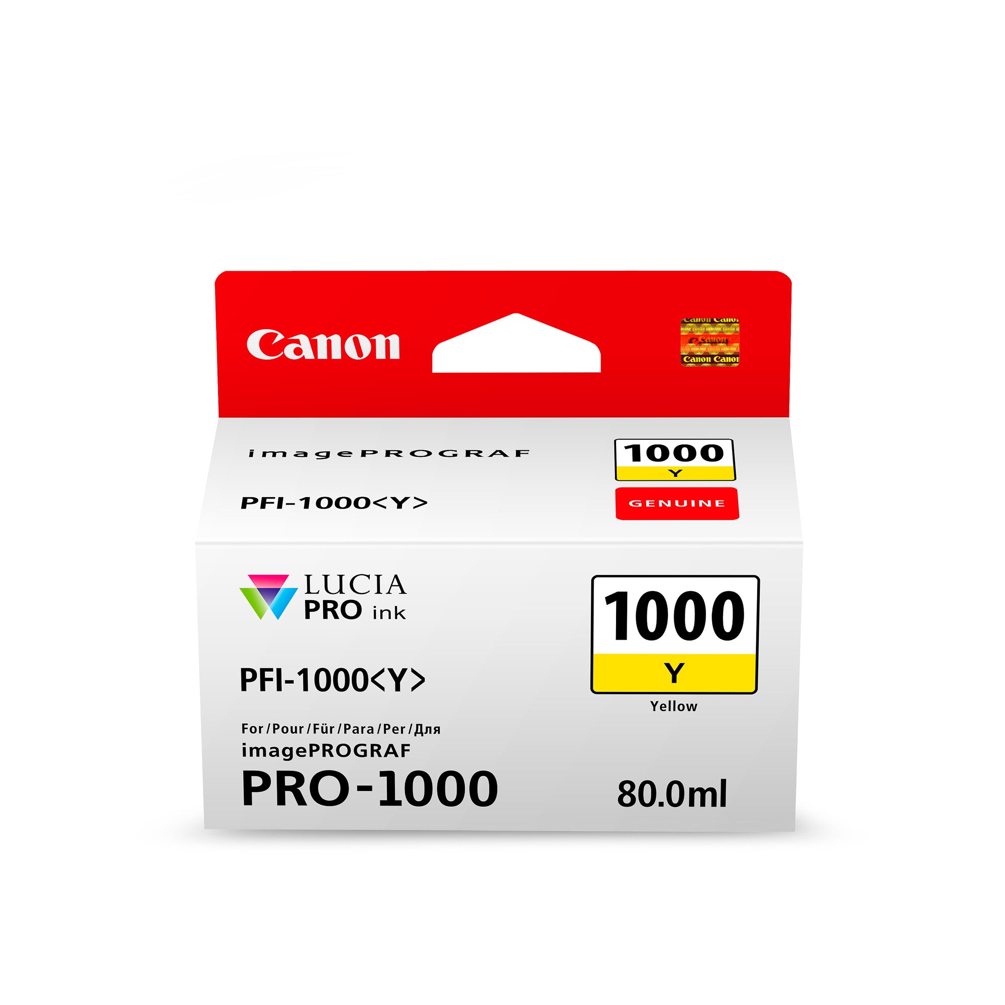 Canon PFI1000 Yellow Ink Cart