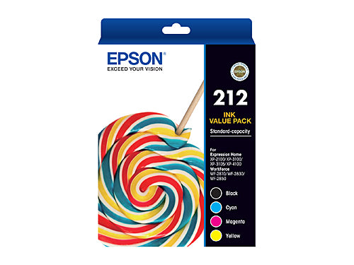 Epson 212 4x Inks Value Pack