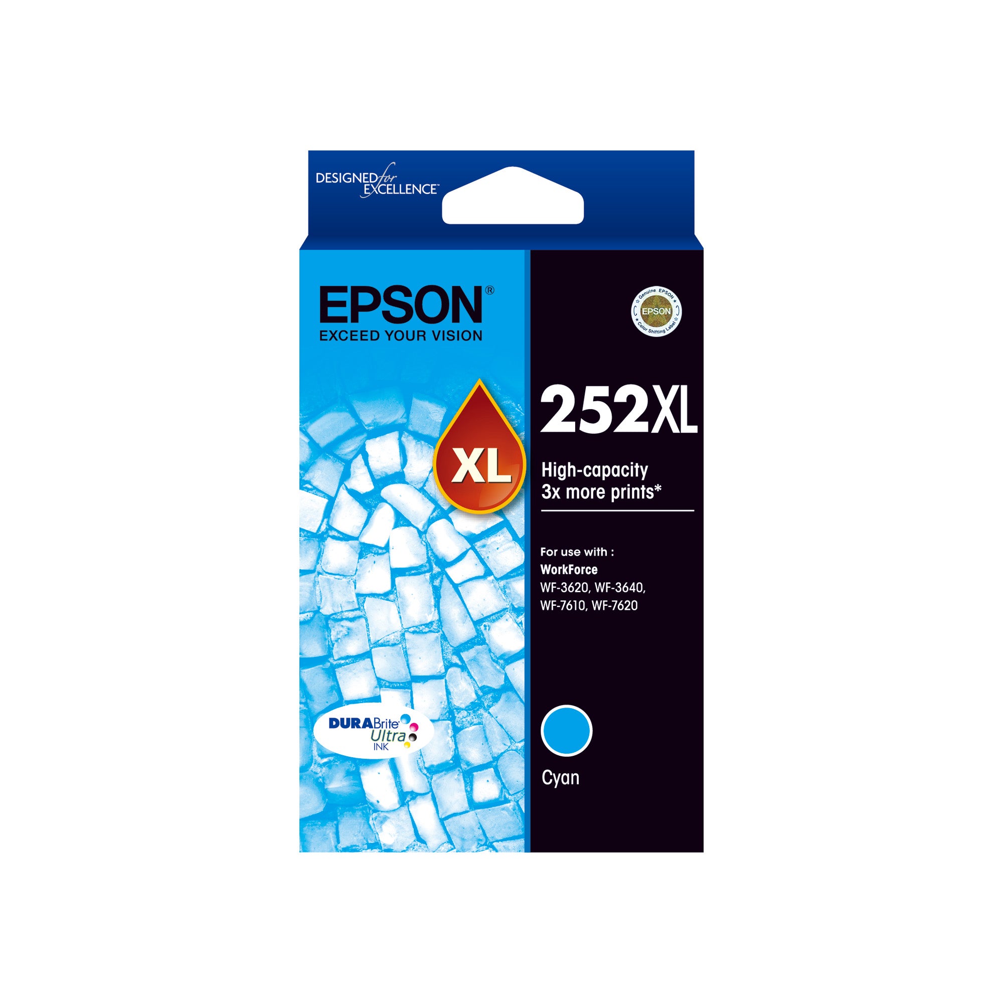 Epson 252 HY Cyan Ink Cart