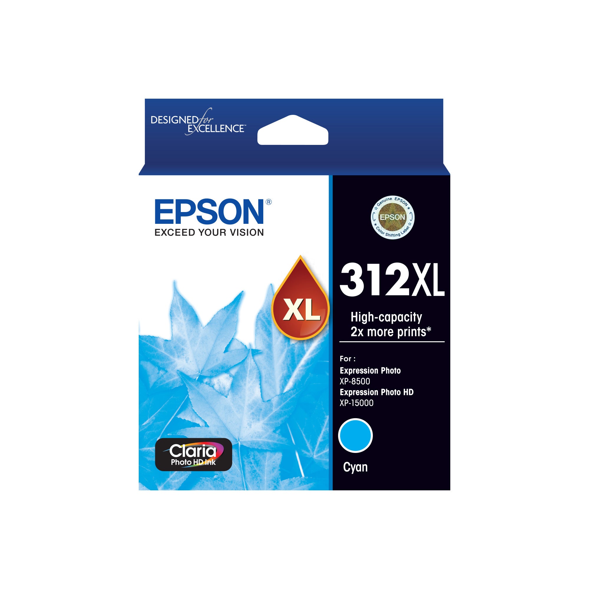 Epson 312XL High Capacity Cyan Ink Cartridge