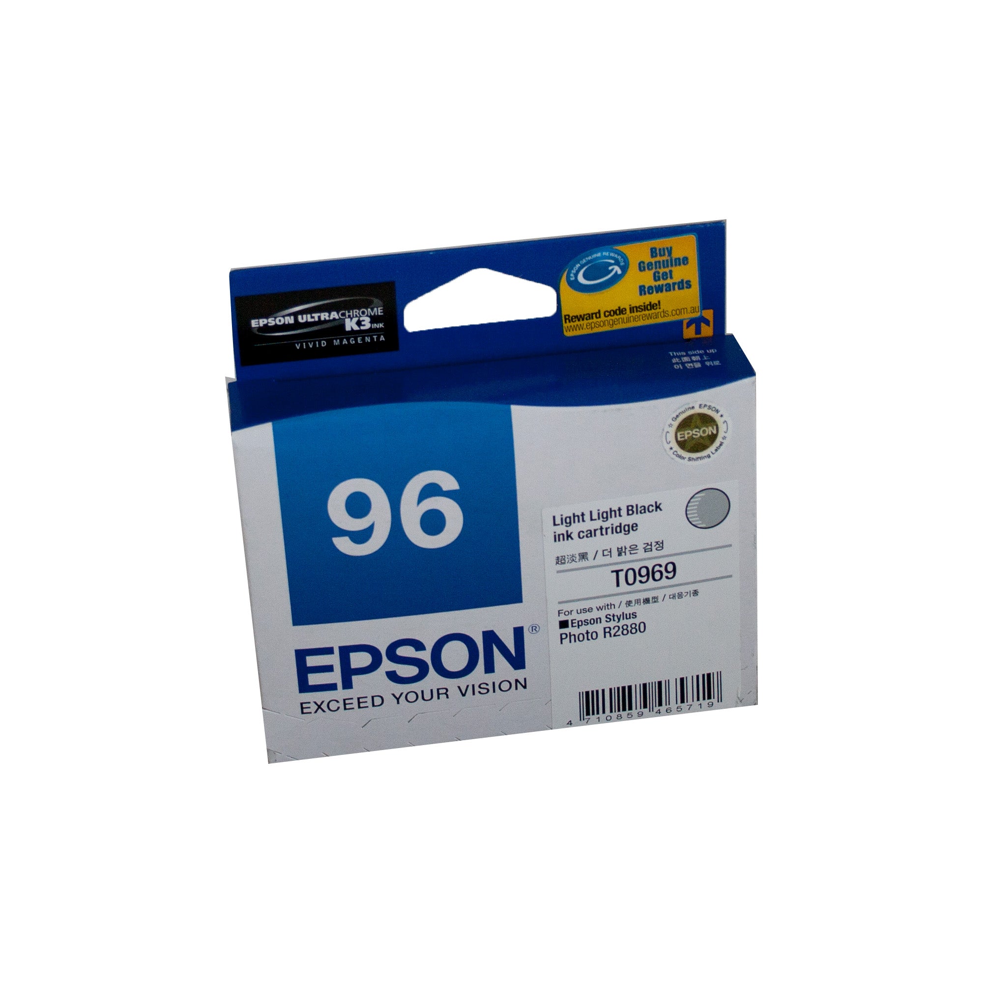 Epson T0969 L L Black Ink Cartridge C13T096990 (6,065 A4 pages)