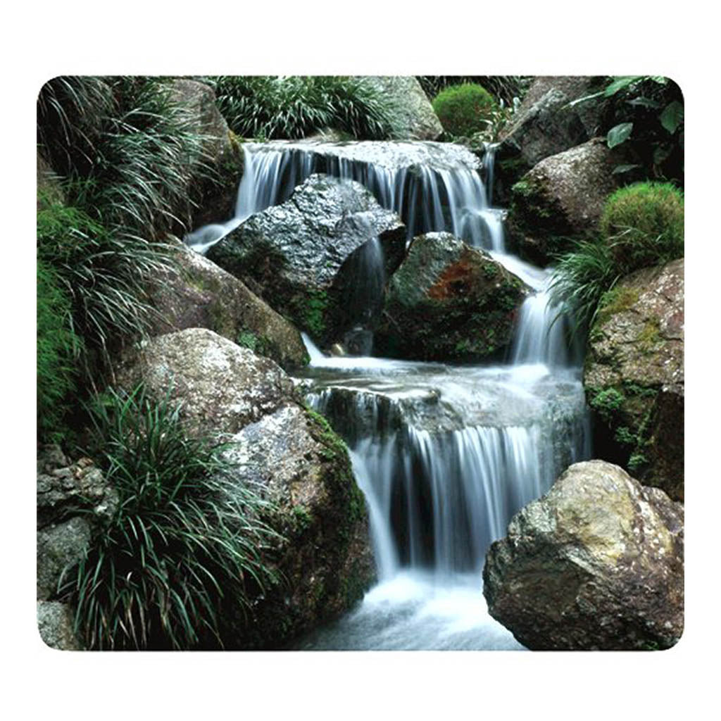 Fellowes Mouse Pad - Recylced - Optical - Waterfall