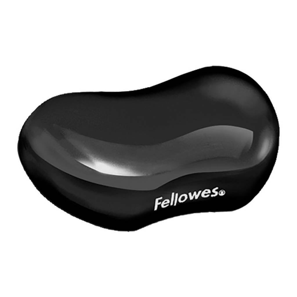 Fellowes Utility Rest - Gel Crystals - Black