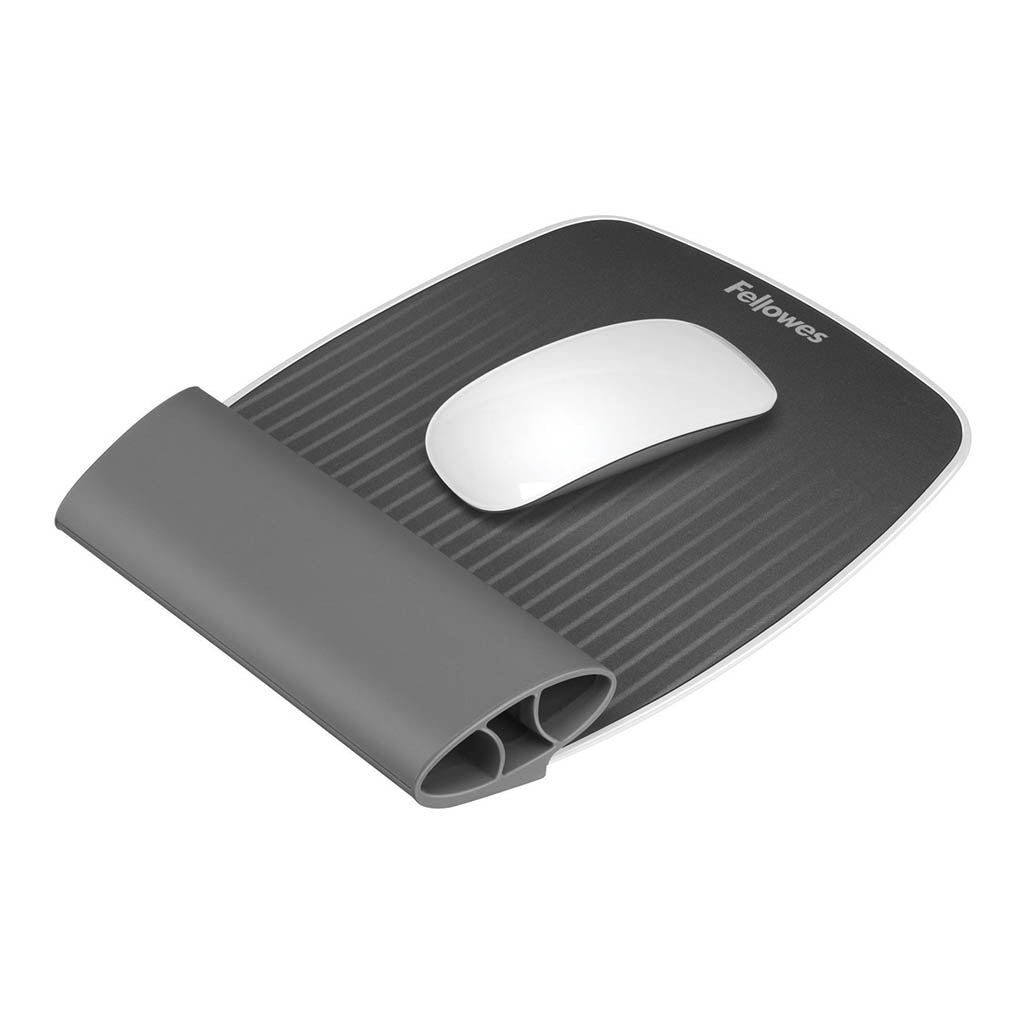 Fellowes Ispire - Wrist Rocker Mousepad - Grey  (Orders will Backorder and Dispatch late May 2020)