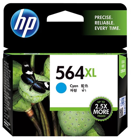 HP 564XL Cyan High Yield Ink Cartridge CB323WA