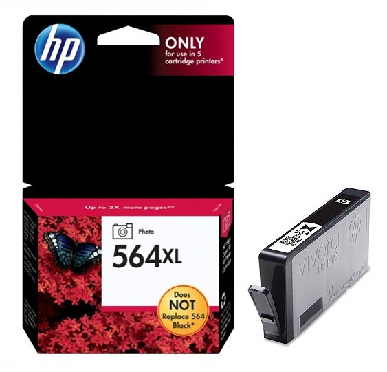 HP 564XL Photo Black High Yield Ink Cartridge CB322WA