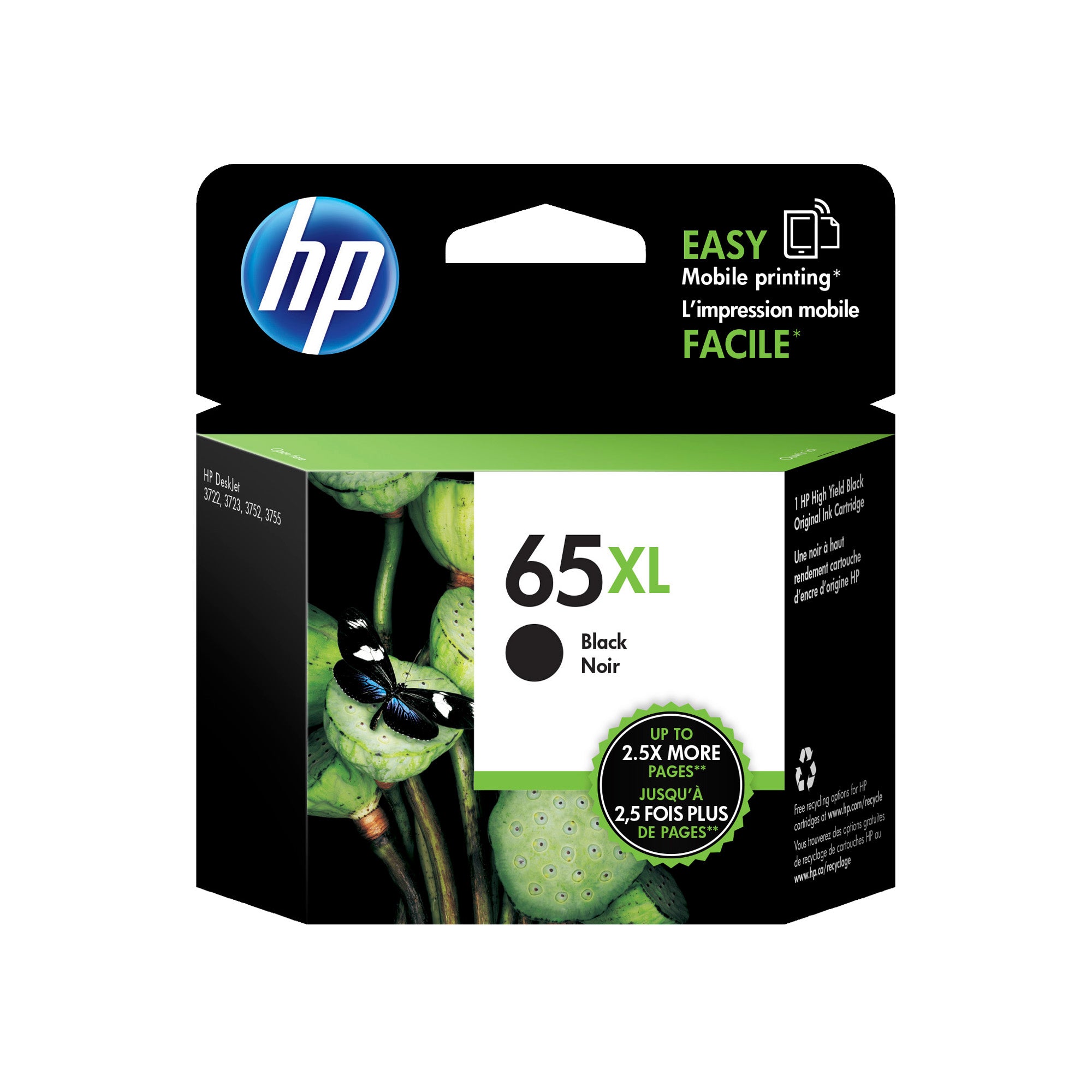 HP 65XL Black Ink N9K04AA 300 A4 Pages