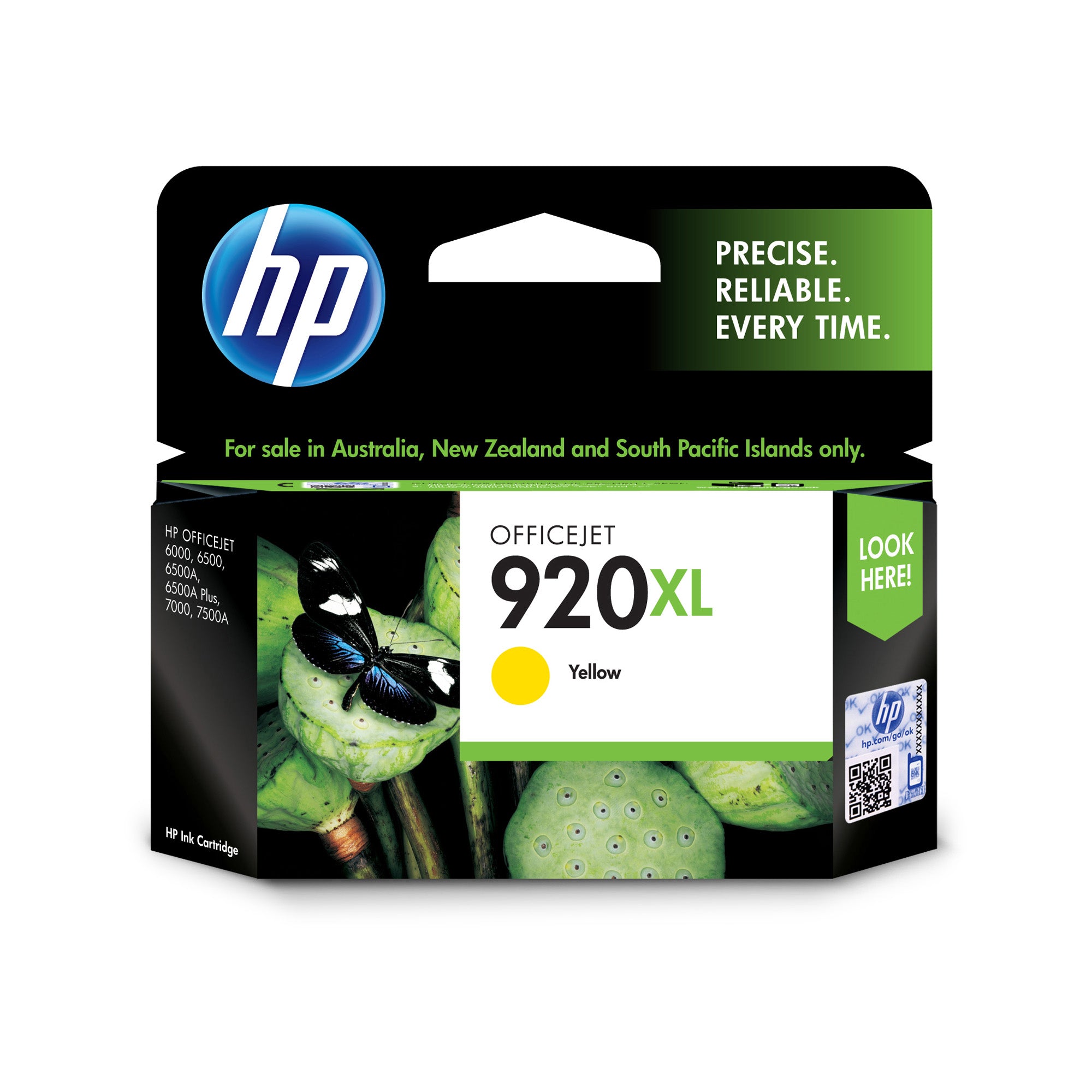 HP #920 Yellow XL Ink CD974AA