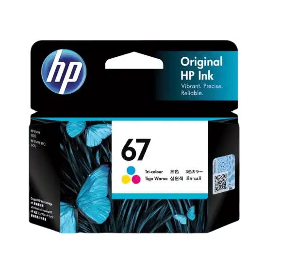 HP 67 Tri-colour Original Ink 3YM55AA