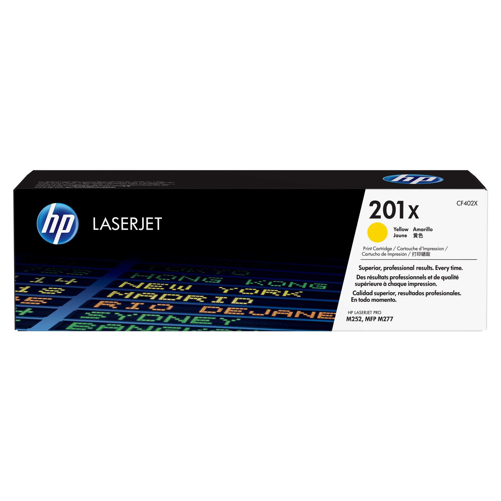 HP 201X Yellow Toner CF402X