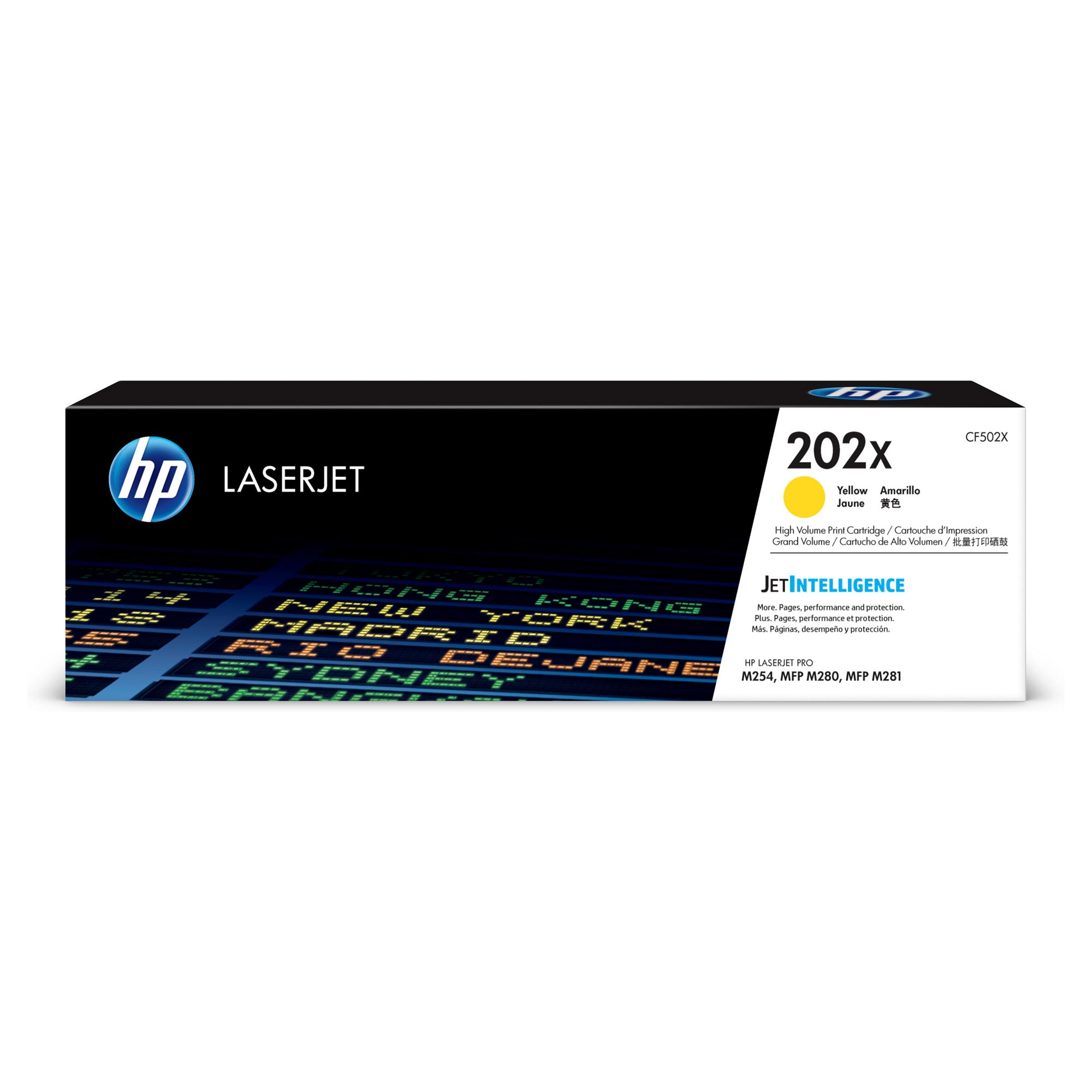 HP #202X Yell Toner CF502X