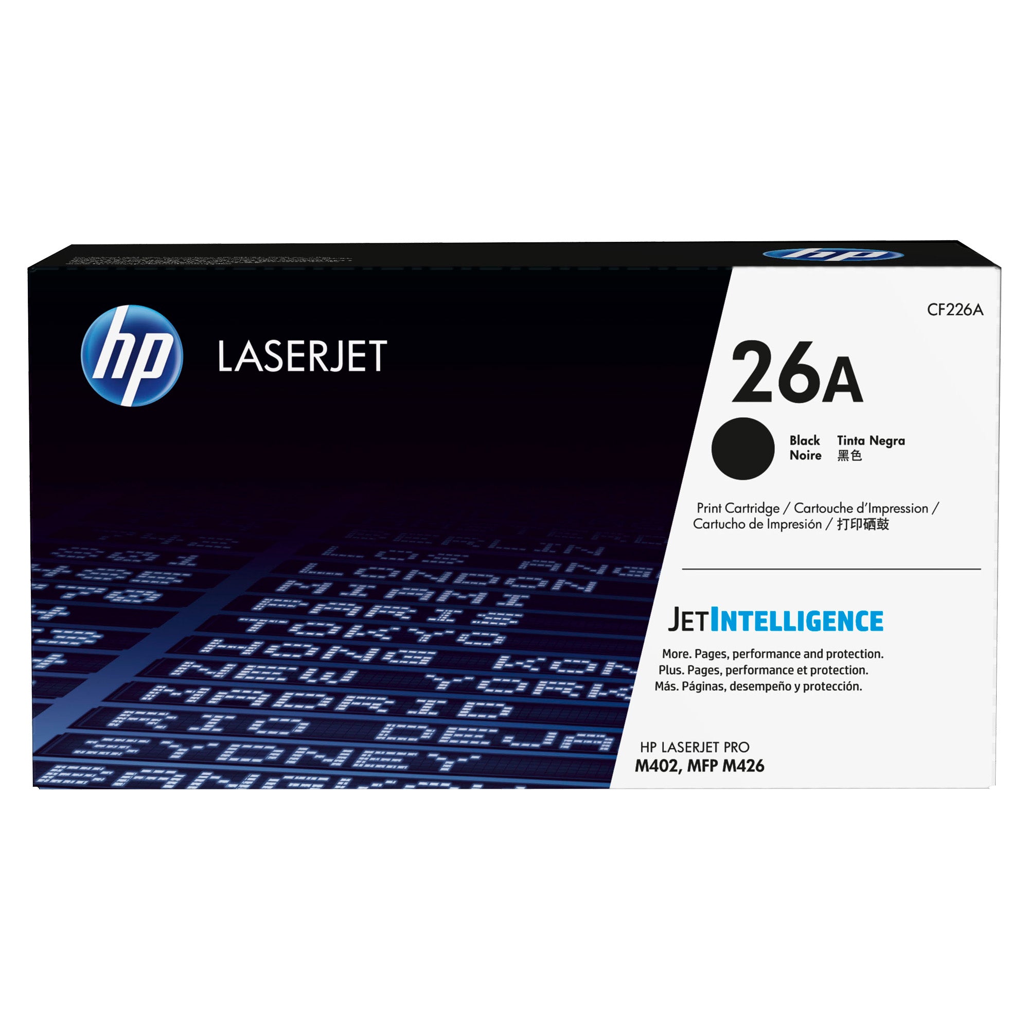 HP #26A Black Toner CF226A (approx 3,100 A4 pages)
