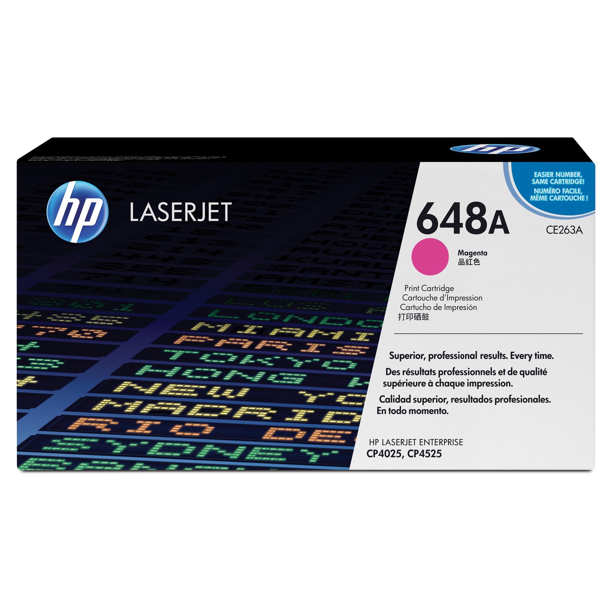 HP #648A Magenta Toner CE263A