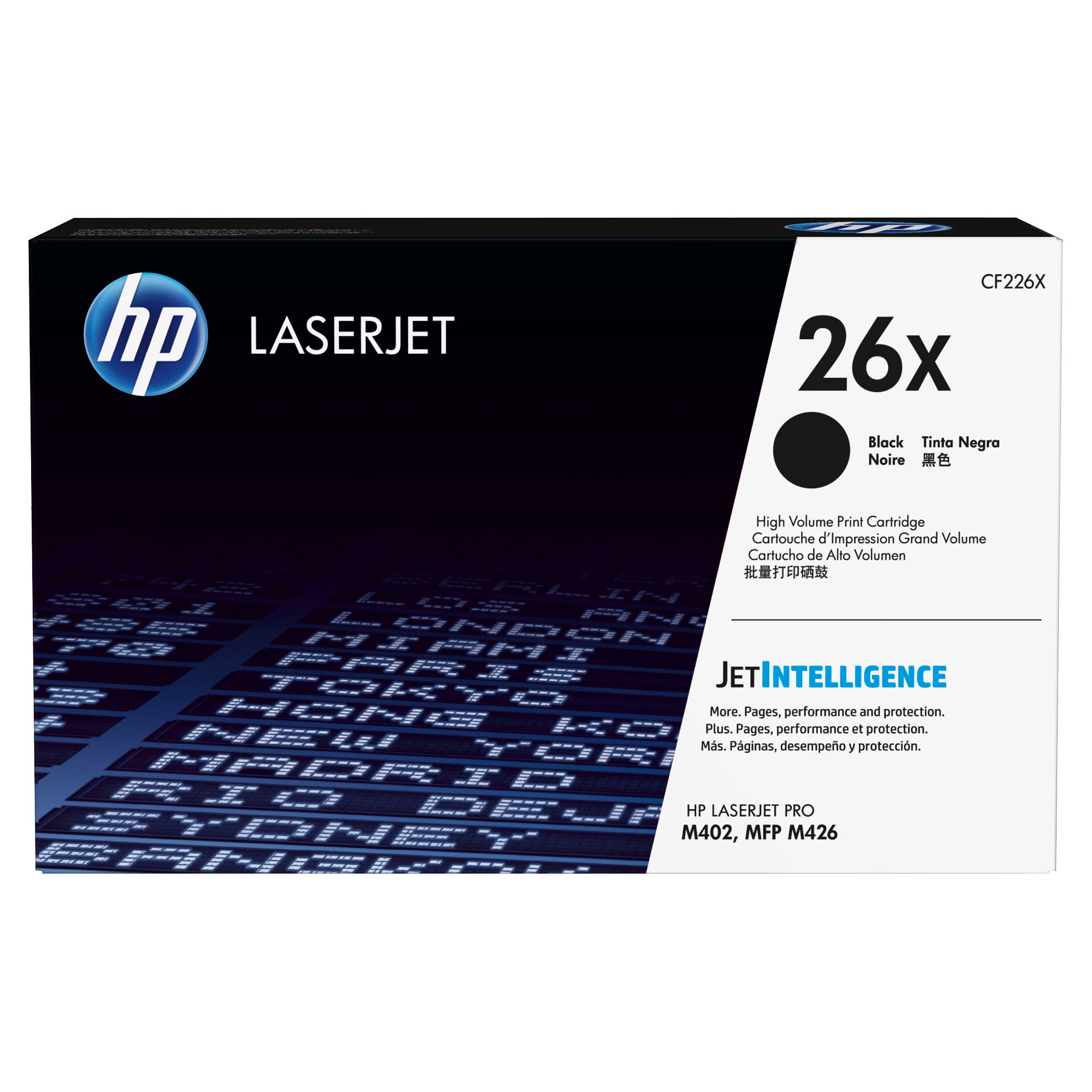 HP 26X Black Toner CF226X (approx 9,000 A4 pages)