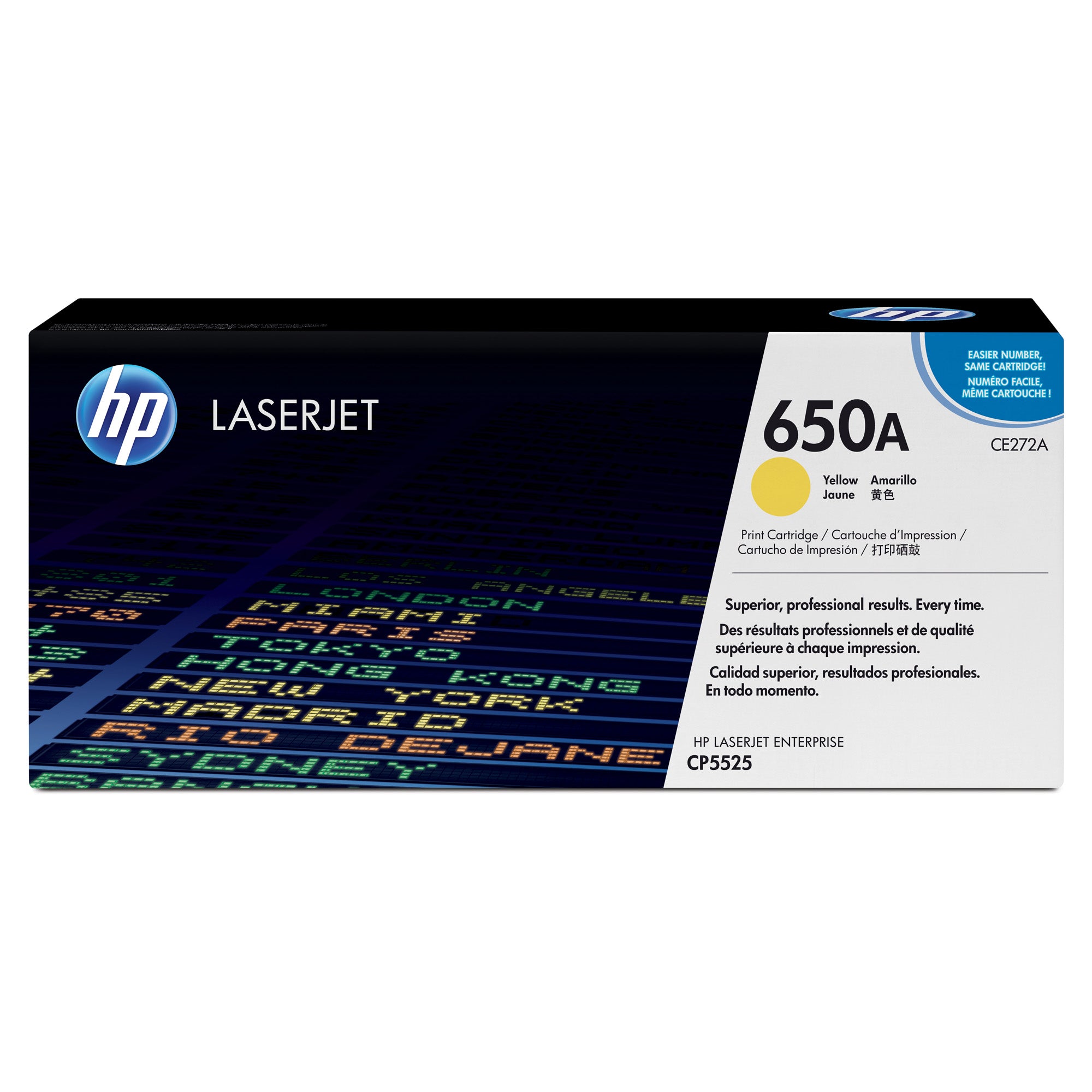 HP #650A Yellow Toner CE272A