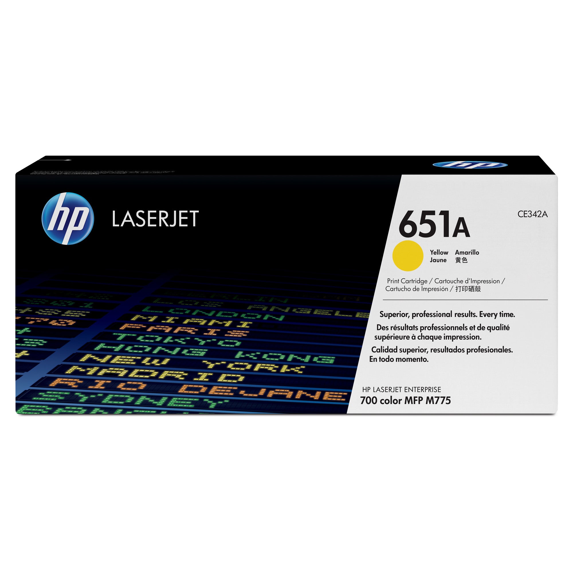 HP #651A Yellow Toner CE342A