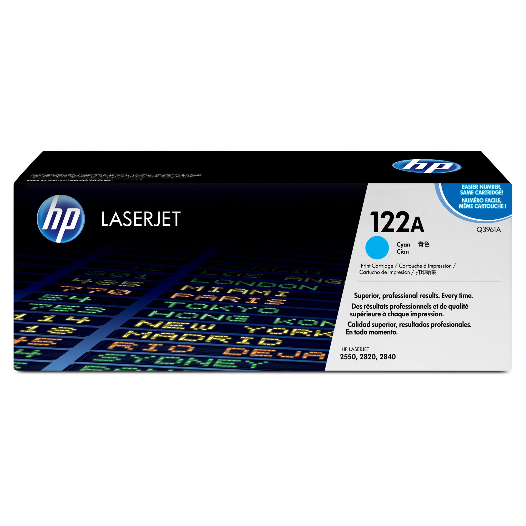 HP #122A HY Cyan Toner Q3961A
