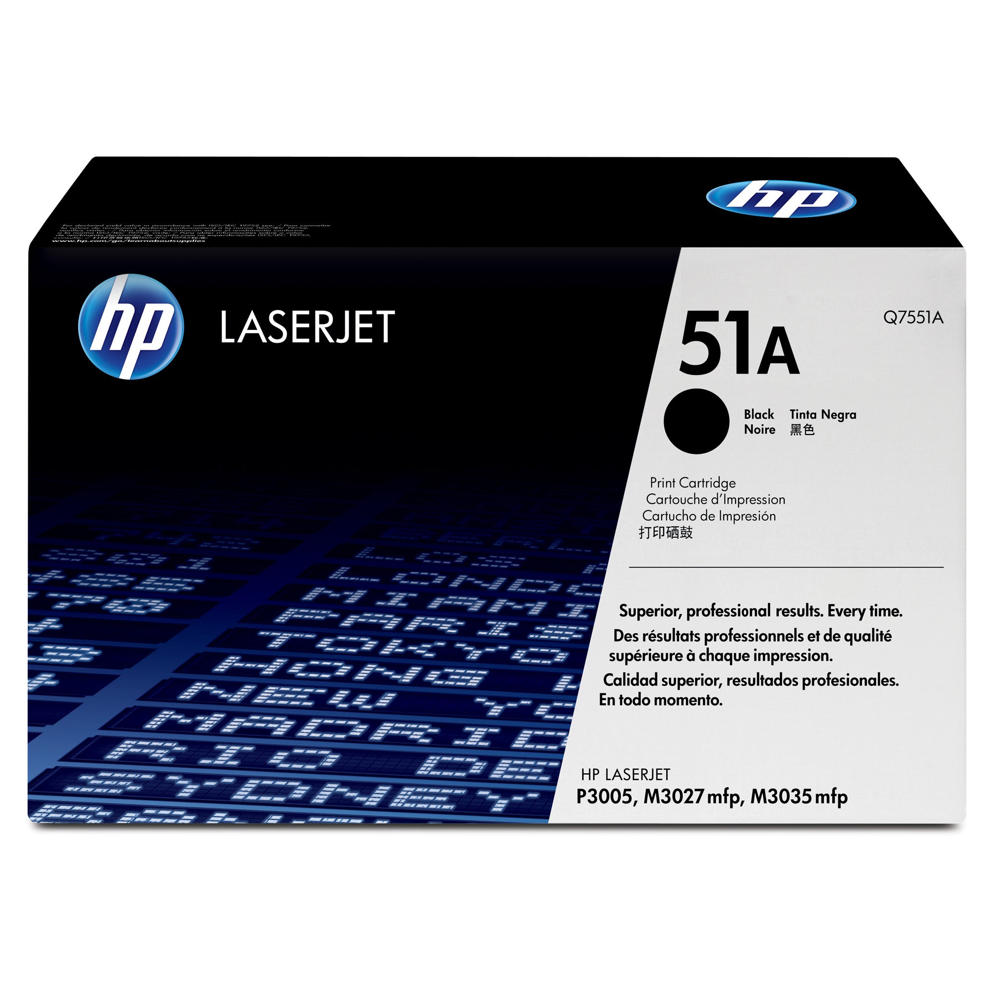 HP #51A Black Toner Q7551A
