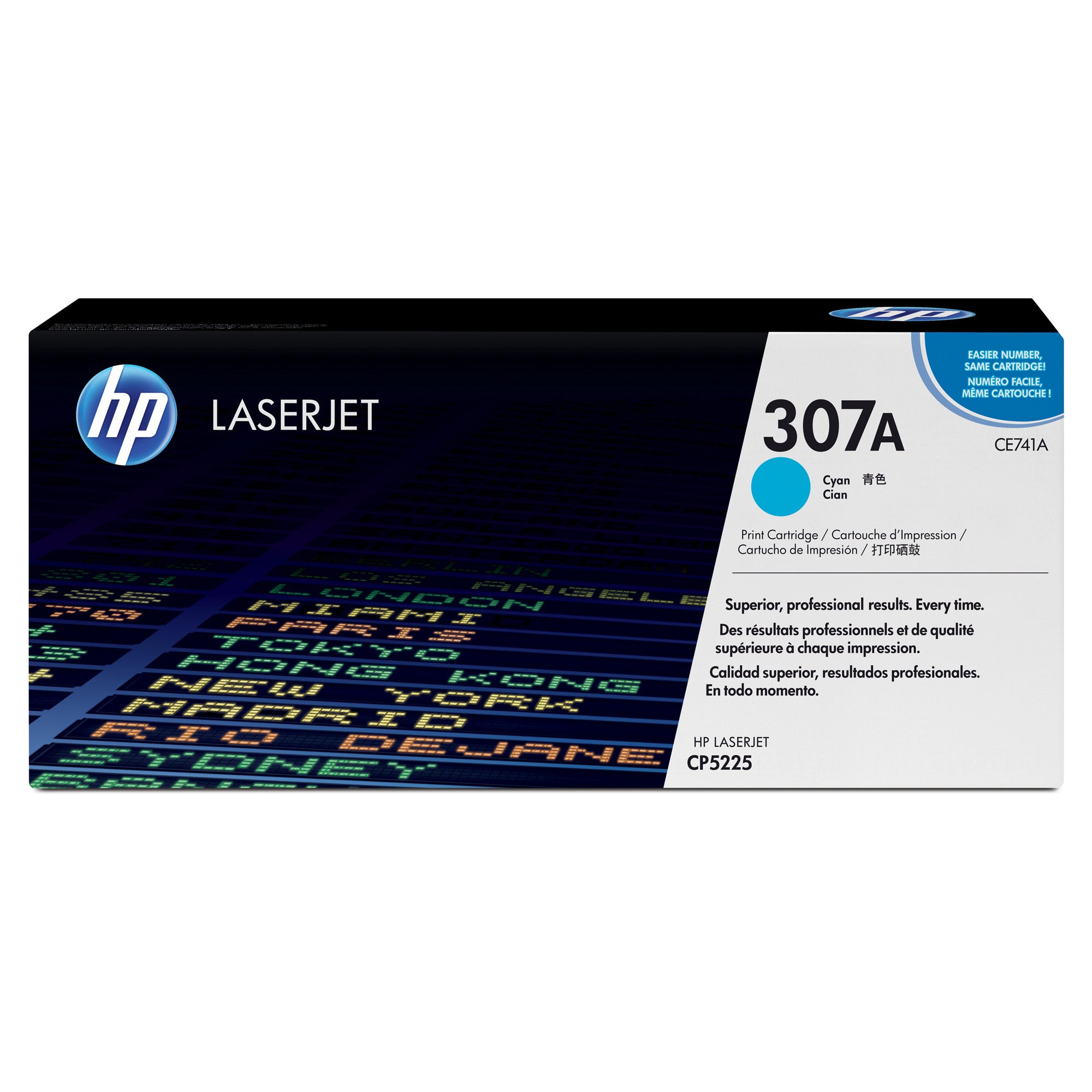 HP 307A Cyan Toner CE741A (7,300 A4 pages)