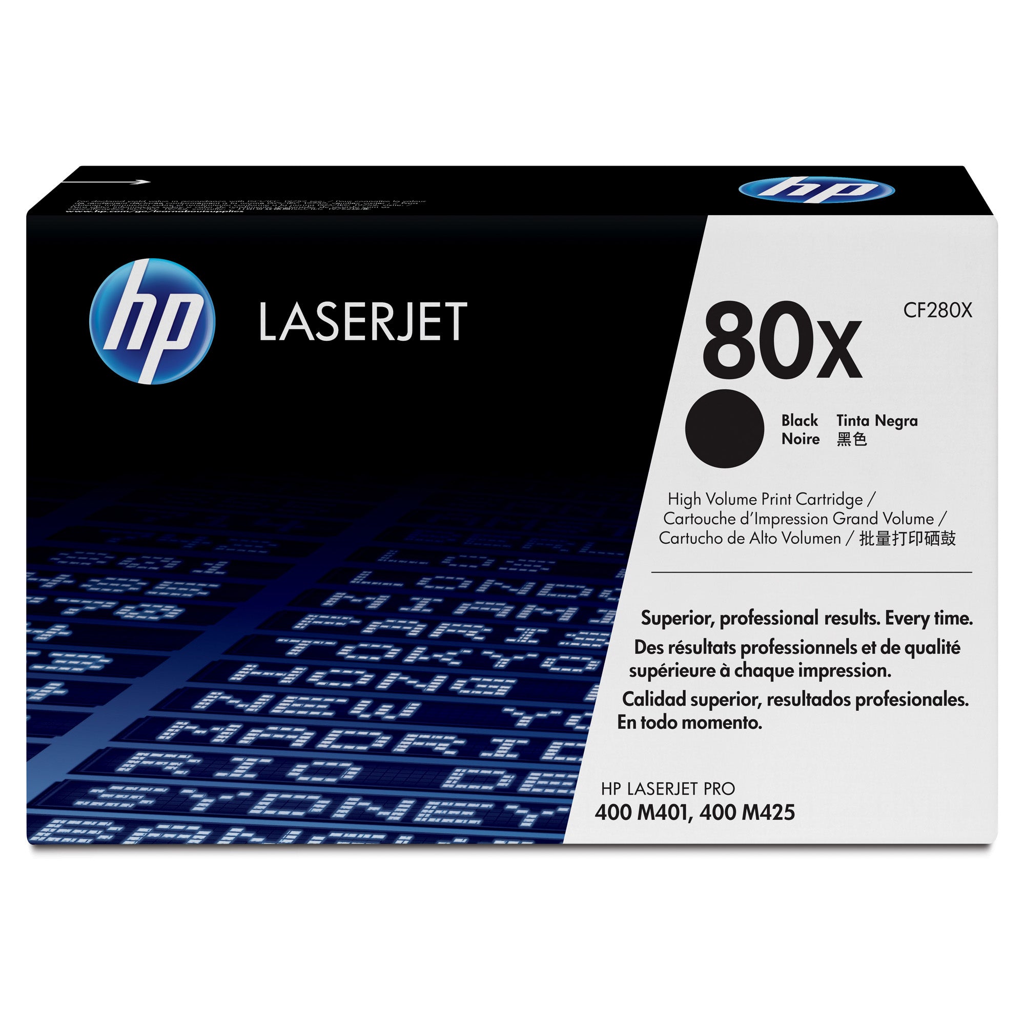 HP 80X Black Toner CF280X (6,900 A4 pages)