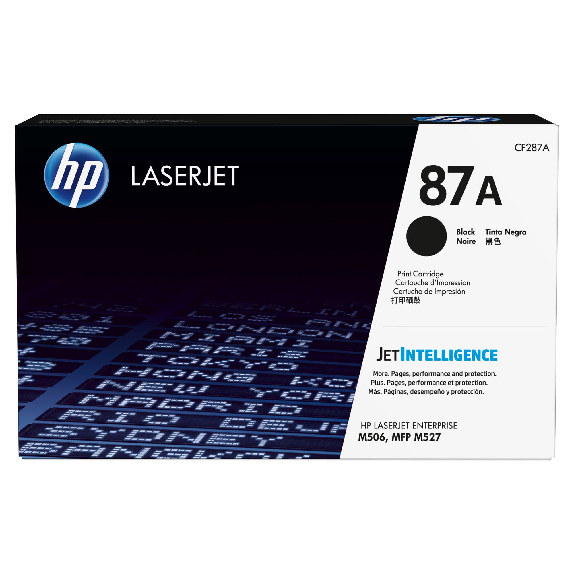 HP #87A Black Toner CF287A