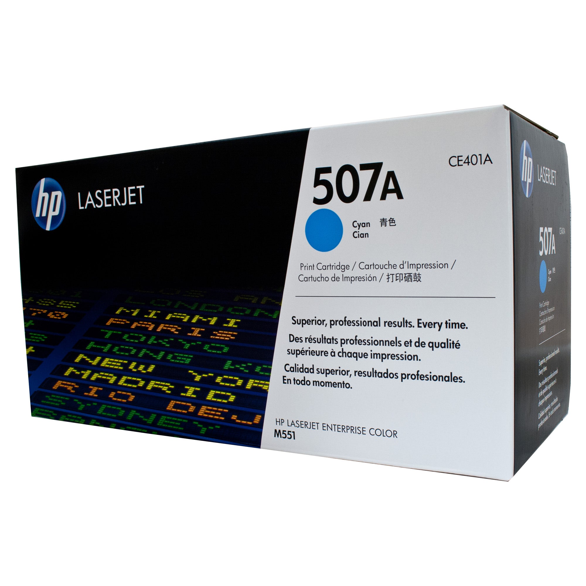 HP #507A Cyan Toner CE401A